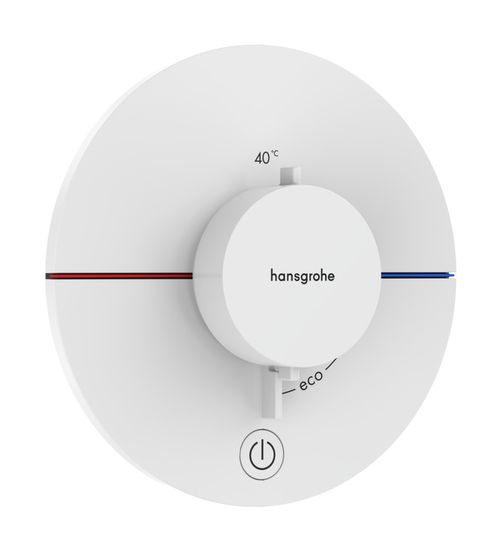 Hansgrohe-HG-ShowerSelect-Comfort-S-Thermostat-Unterputz-fuer-1-Verbraucher-und-einen-zusaetzlichen-Abgang-Mattweiss-15562700 gallery number 1